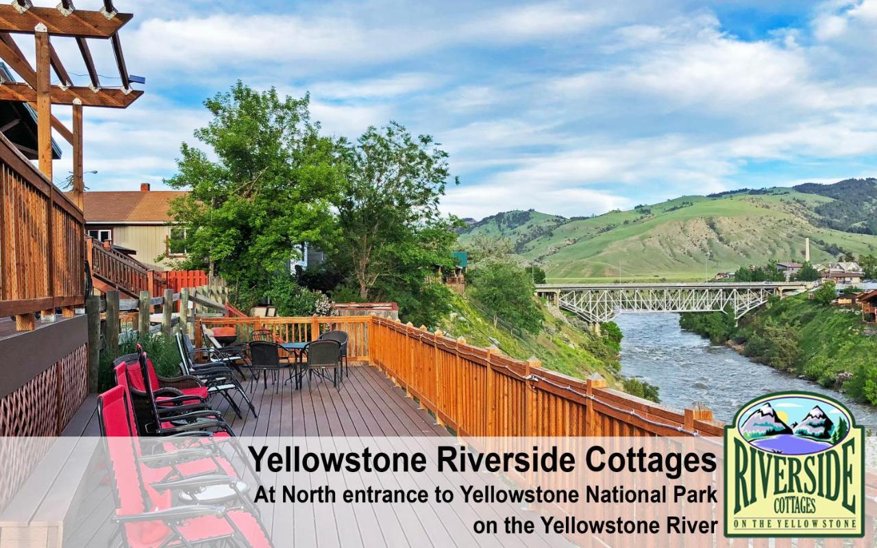 Yellowstone Riverside Cottages Gardiner Eksteriør bilde